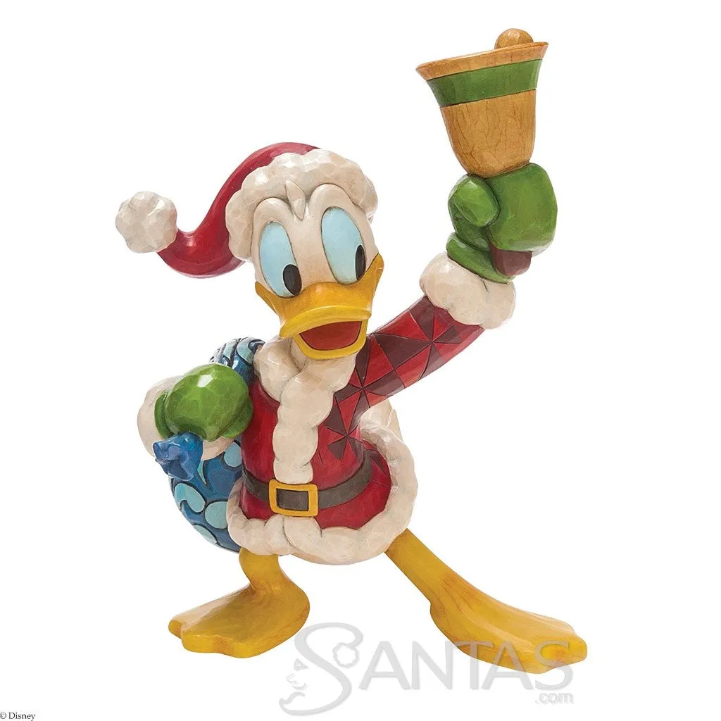 14 inch Donald Duck Santa - Jim Shore Disney Traditions