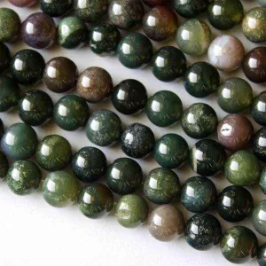 8mm Round Grade A Gemstone Beads - Fancy Jasper (10 Pack)