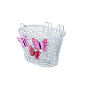 Basil Junior Wire Mesh White Front Bike Basket