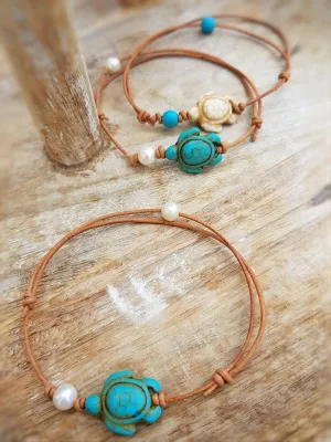 Beachy Anklets - Turtle - Beachy Bracelets