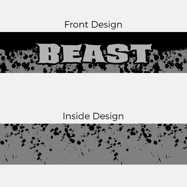 Beast Black OPS Double-sided Wide Headband