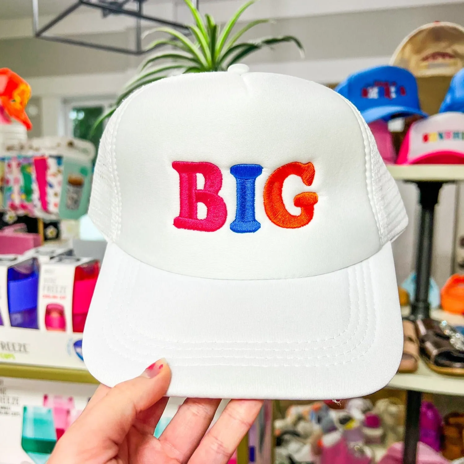 BIG Trucker Hat - White