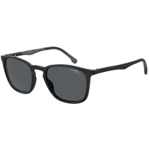 Carrera Men's Sunglasses - Smoke Lens Black Plastic Square Shape Frame | 8041/S 0807