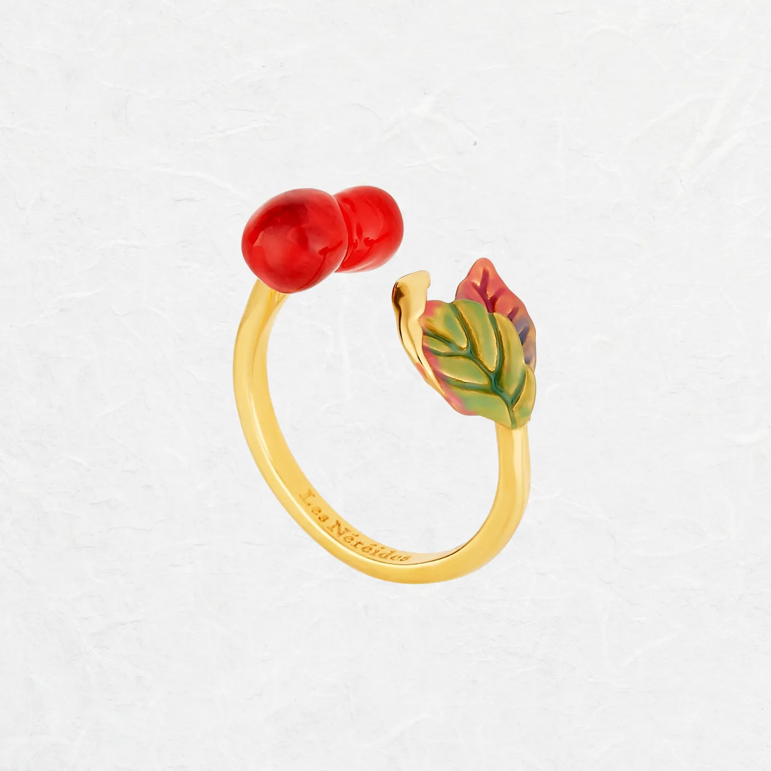 Cherry Adjustable Ring