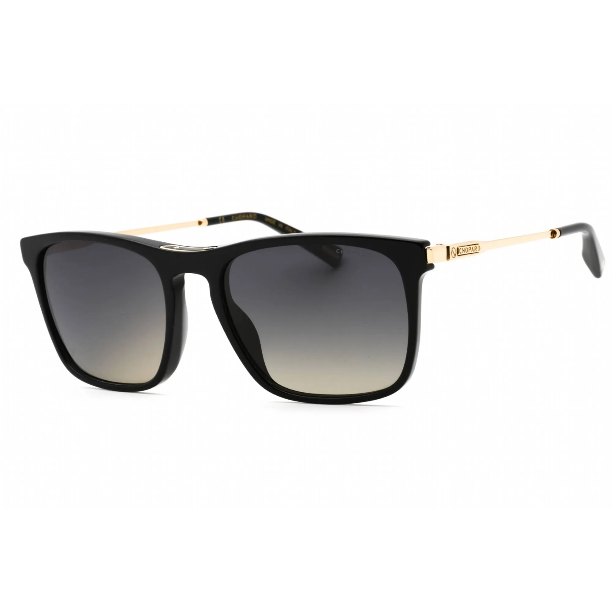 Chopard Men's Sunglasses - Shiny Black Plastic Square Full Rim Frame | SCH329 700P