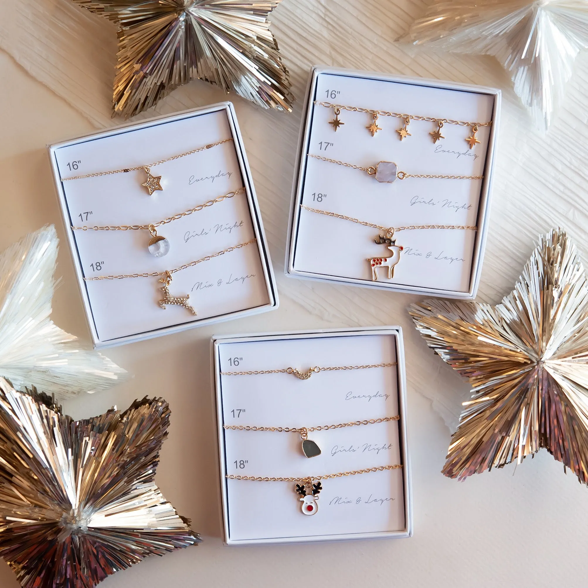 Christmas Boxed Necklace Sets | Gift Ready Jewelry