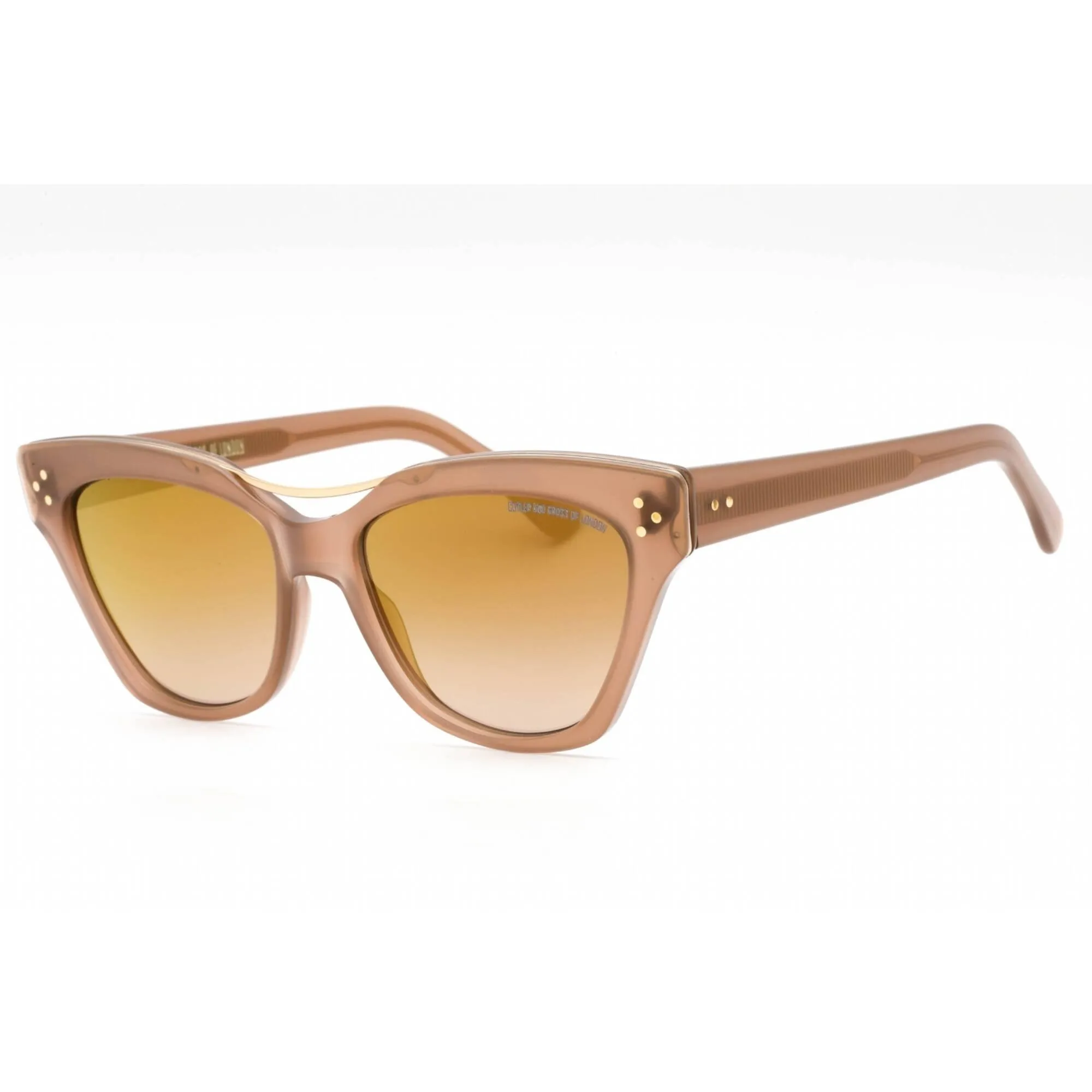 Cutler and Gross Women's Sunglasses - Gold/Pink/Brown/Metallic Frame | CG1283S 005