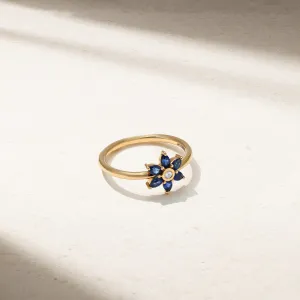 Daffodil Garden Sapphire and Diamond Ring