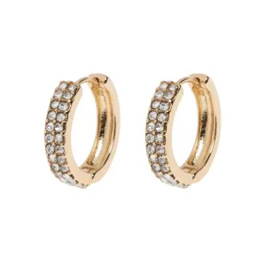 Elegant Crystal Hoops