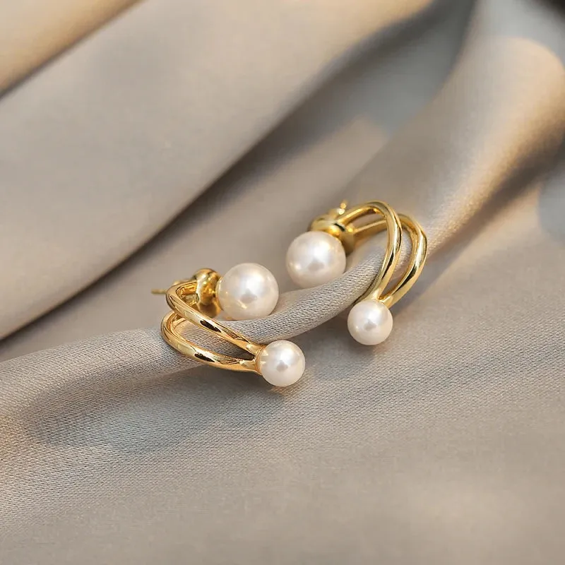 Elegant Pearl Earrings