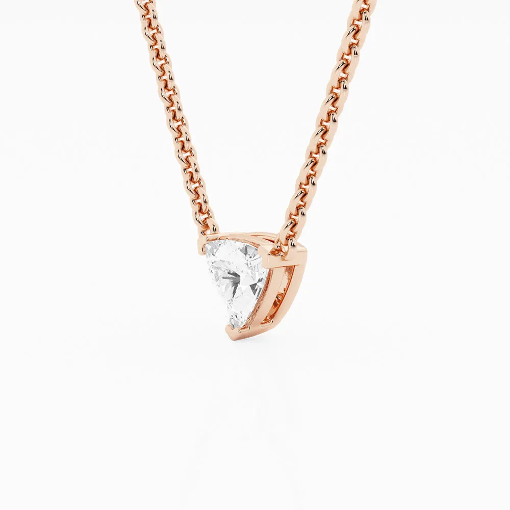 Ethereal 0.50ct Trillion Necklace