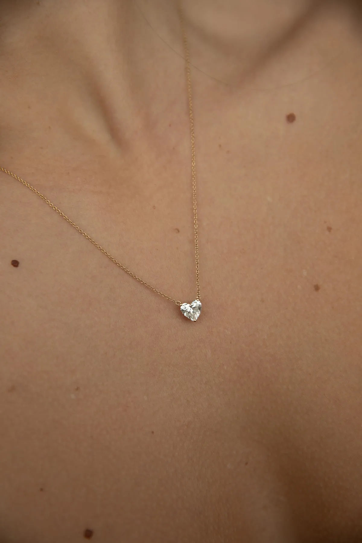 Ethereal 1ct Heart Necklace