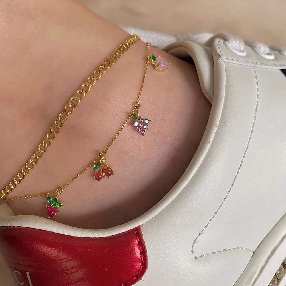 FNIO Bohemia Chain Anklets for Women Foot Accessories 2021 Summer Beach Barefoot Sandals Bracelet ankle on the leg Female