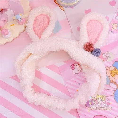 Fuzzy Bunny Hair Band