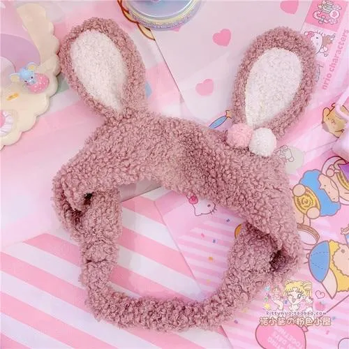 Fuzzy Bunny Hair Band