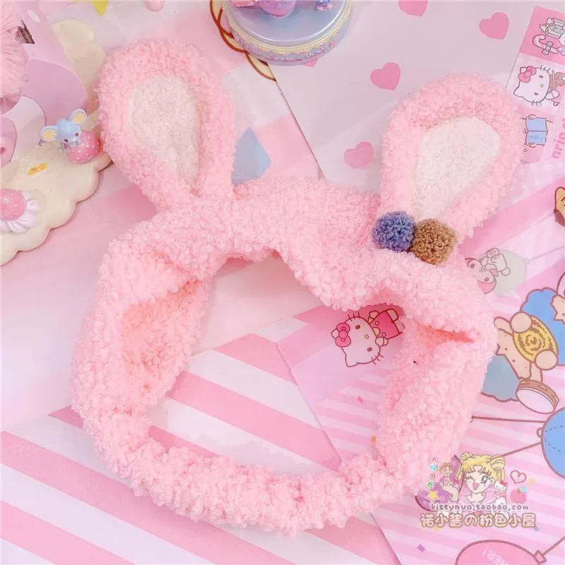 Fuzzy Bunny Hair Band