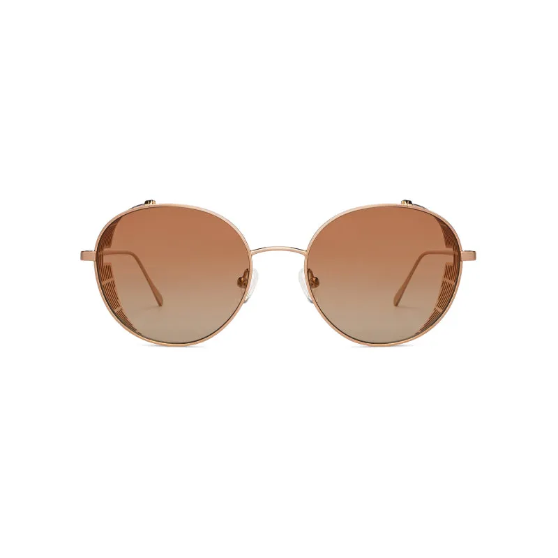 Gold rim sunglasses