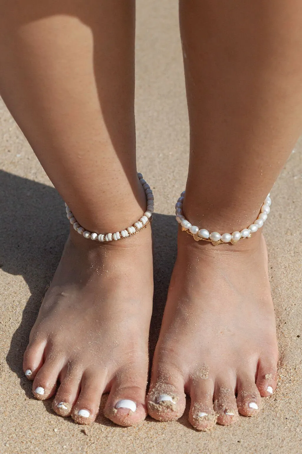 Gold Seashell Anklet - Leialoha