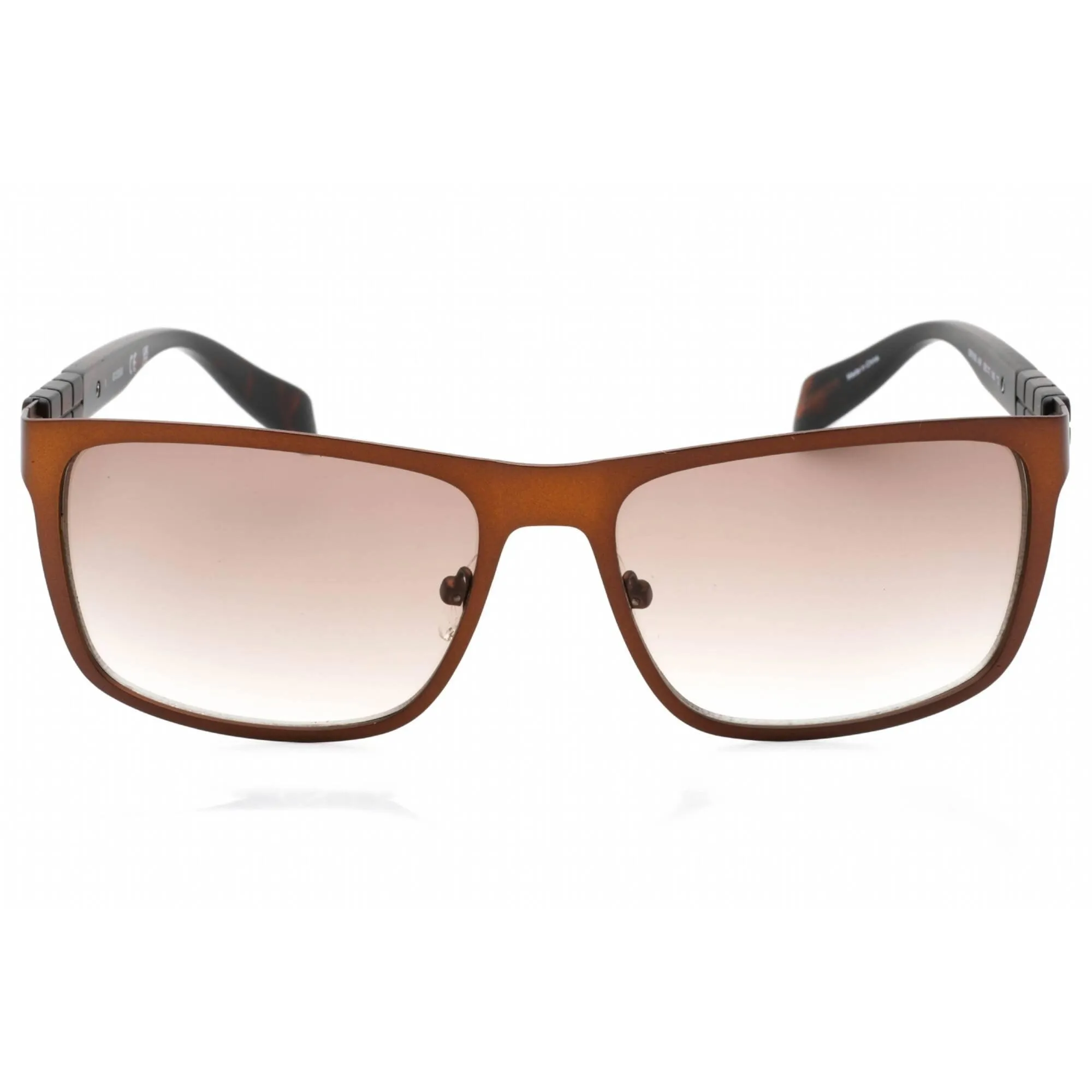 Guess Factory Men's Sunglasses - Matte Dark Brown Plastic Full Rim Frame | GF0169 49F