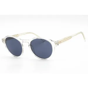 Guess Men's Sunglasses - Blue Lens Crystal Round Shape Plastic Frame | GU00049 26V