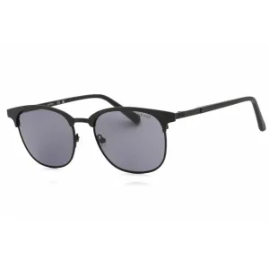 Guess Men's Sunglasses - Matte Black Metal Full Rim Rectangular Frame | GU00052 02A