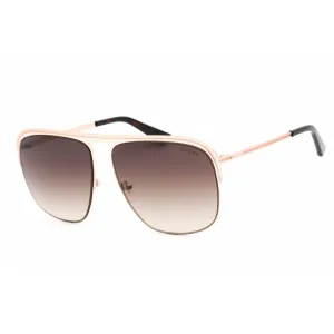 Guess unisex Sunglasses - Adjustable Nose Pads Gold Metal Square Frame | GU5225 32F