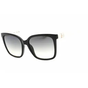 Guess Women's Sunglasses - Full Rim Black/Ivory Plastic Cat Eye Frame | GU7865 05B