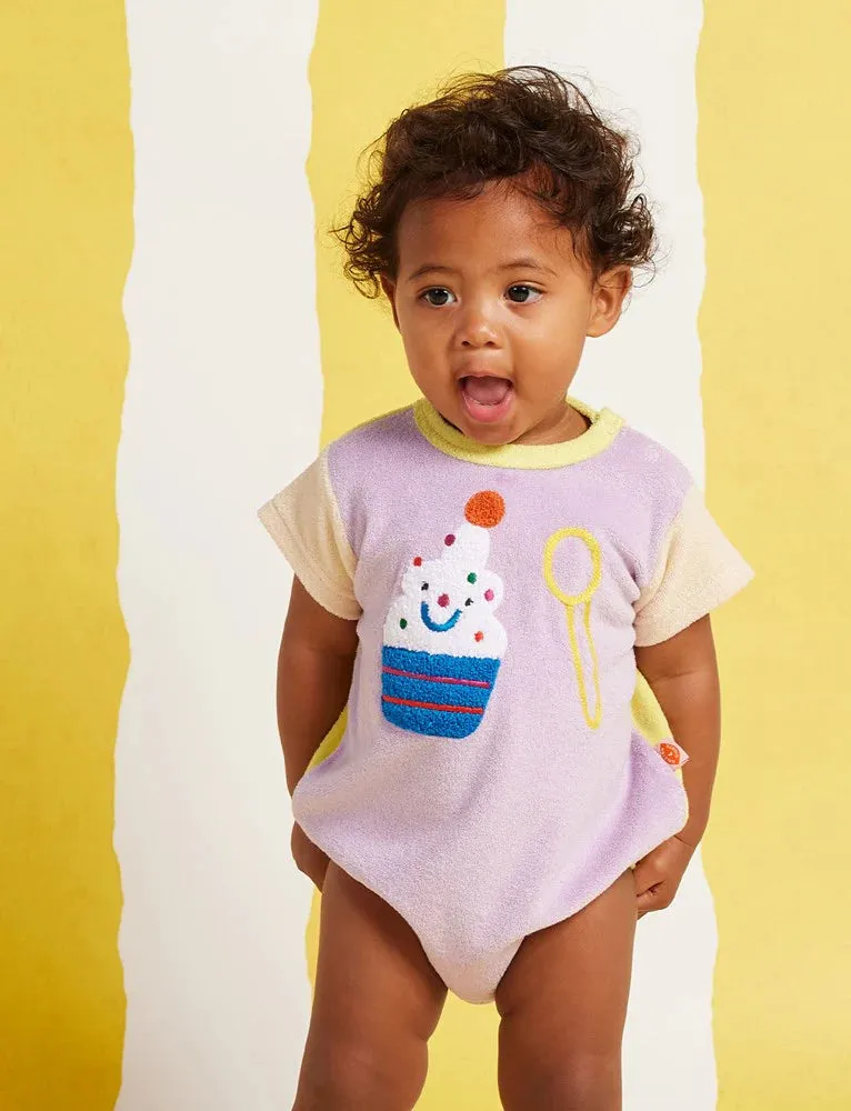 HALCYON NIGHTS ICE CREAM TERRY BODYSUIT