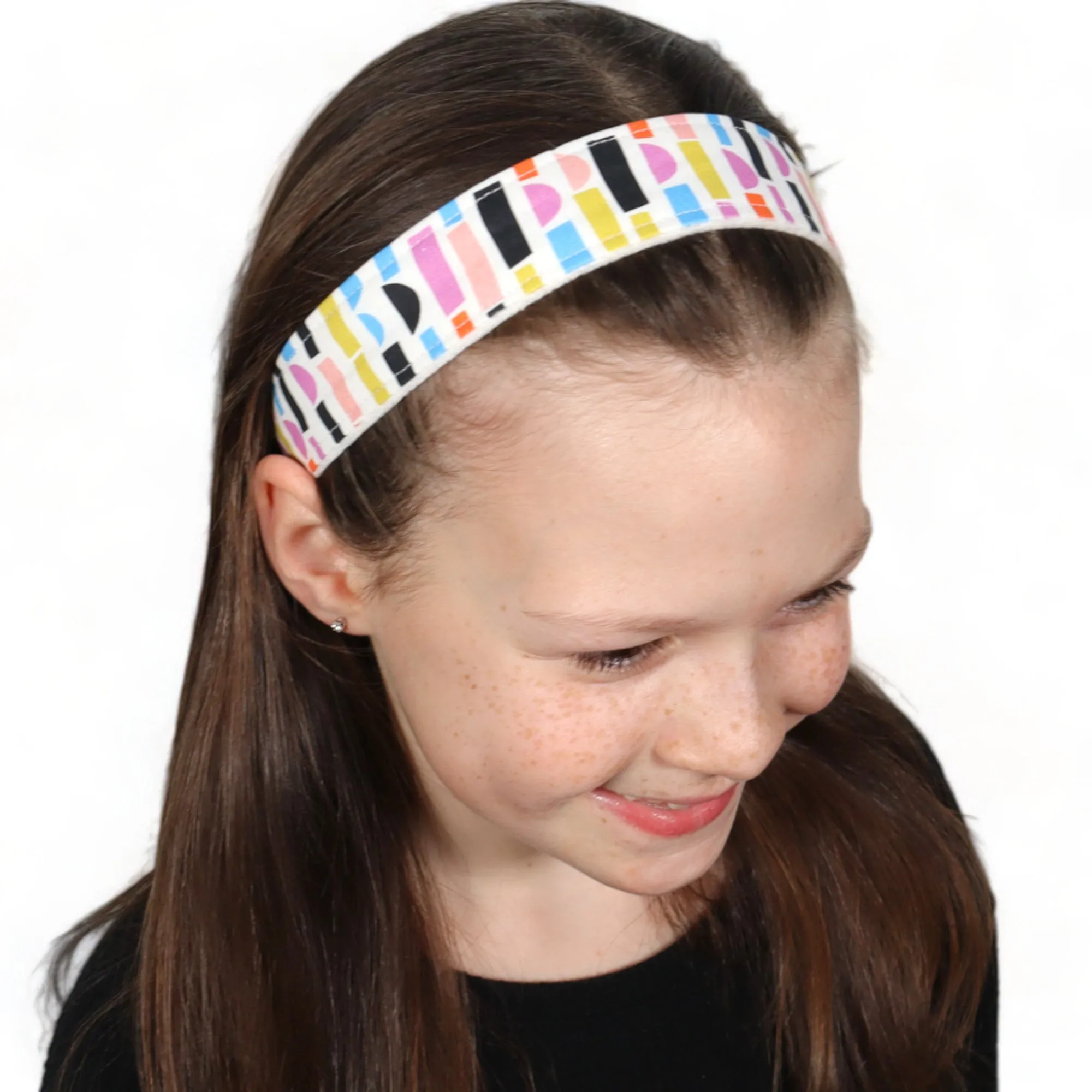 Headband Sewing KIt - Abstract Black - Makes 4 Headbands