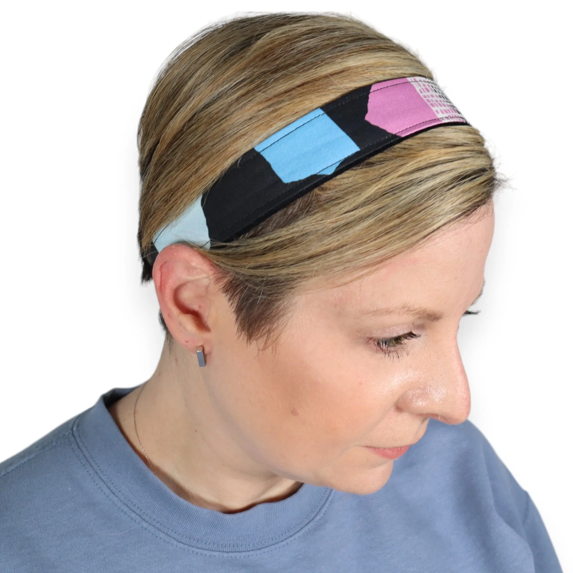 Headband Sewing KIt - Abstract Black - Makes 4 Headbands