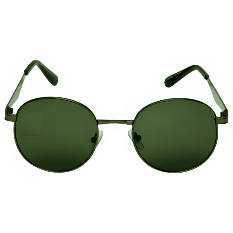 Jubleelens - Stylish Gunmetal Green Tint UV400 Sunglass 2308