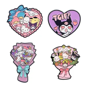 Kawaii Bouquet Enamel Pins