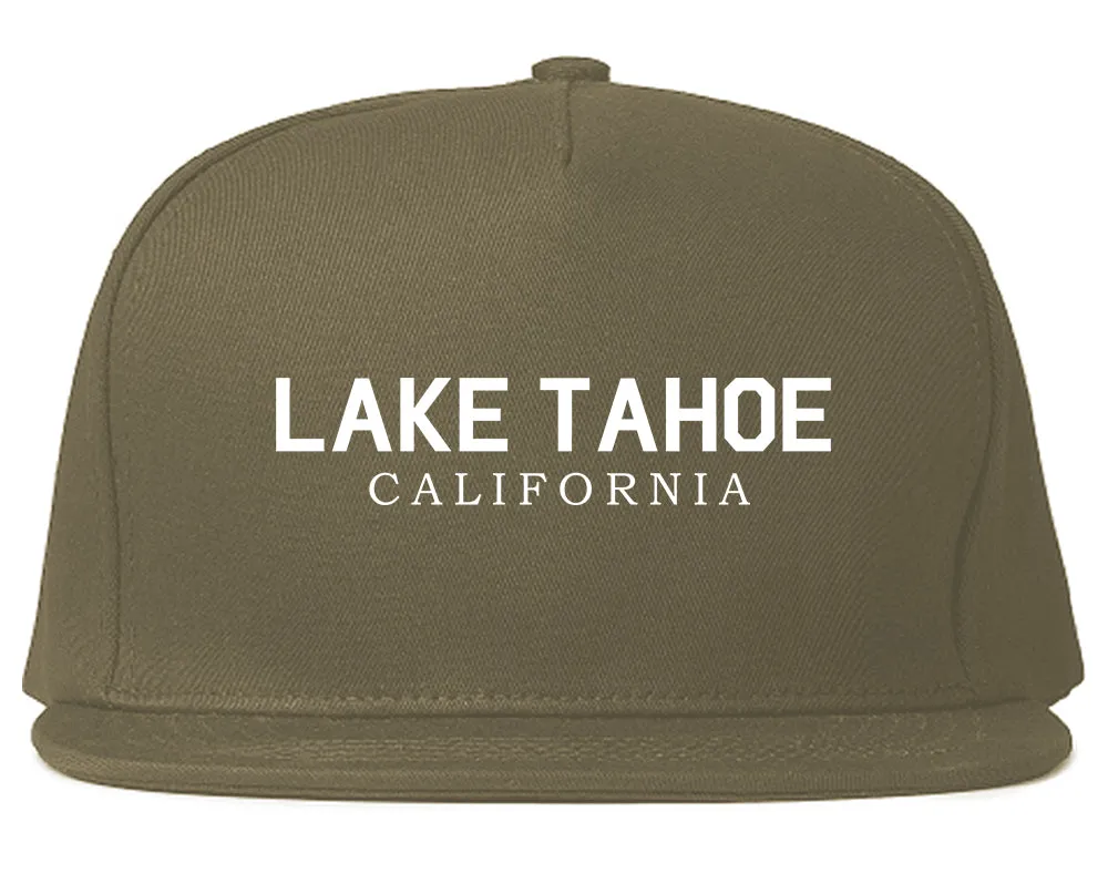 Lake Tahoe California Mountains Mens Snapback Hat