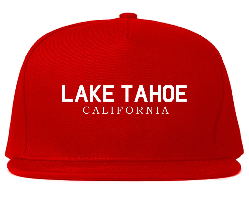 Lake Tahoe California Mountains Mens Snapback Hat