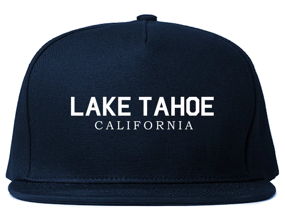 Lake Tahoe California Mountains Mens Snapback Hat