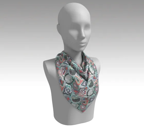 Let's Go Places - Silk Scarf