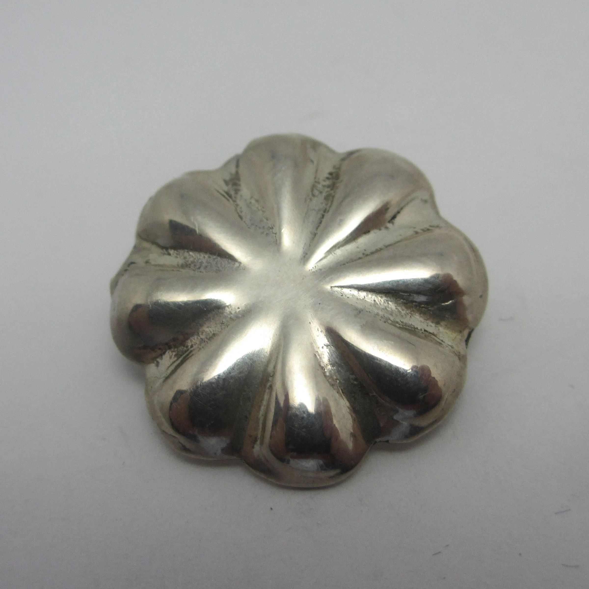 McKinley Gallup Day 2012 Sterling Silver Flower Brooch Pin Vintage