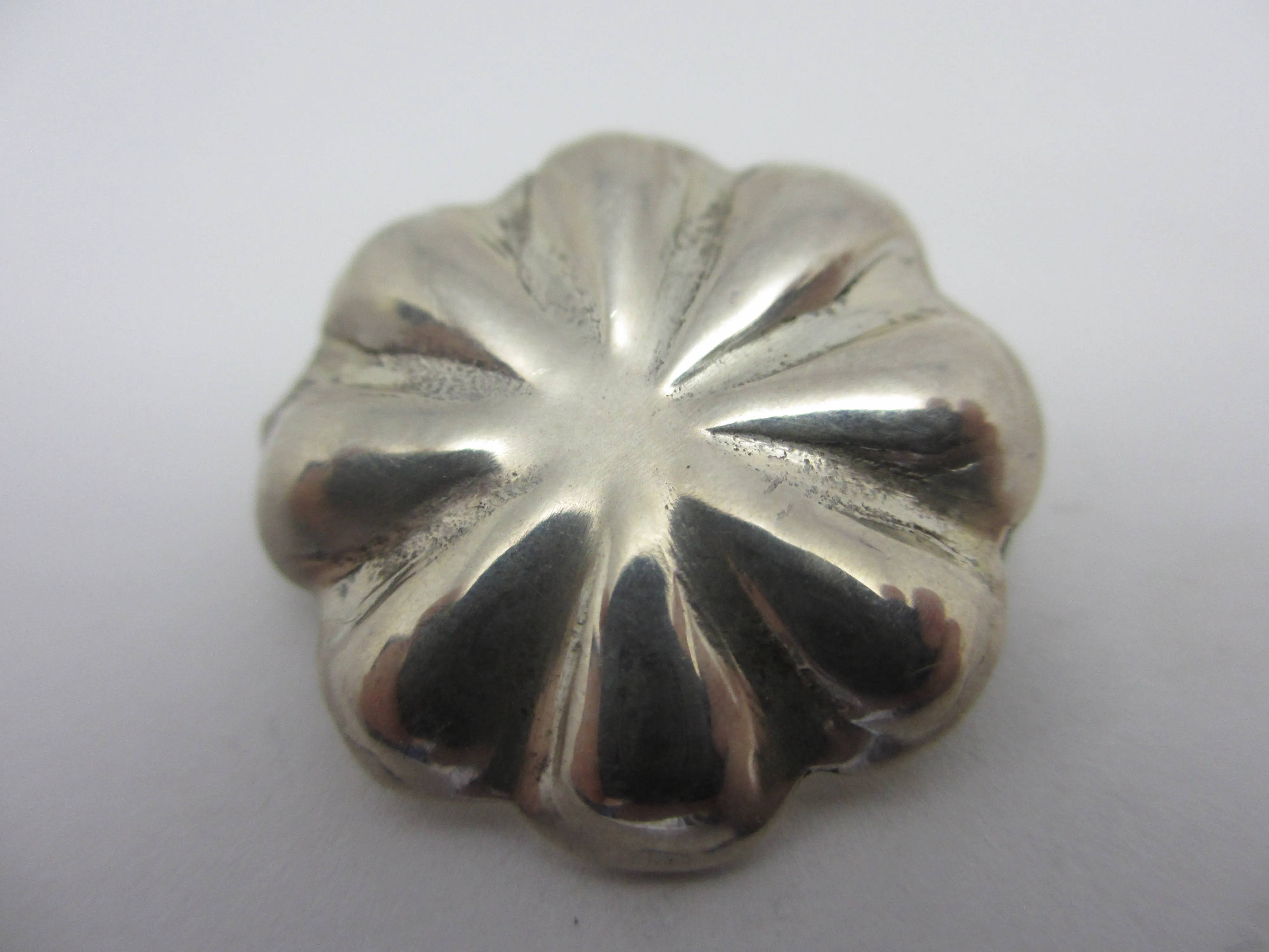 McKinley Gallup Day 2012 Sterling Silver Flower Brooch Pin Vintage