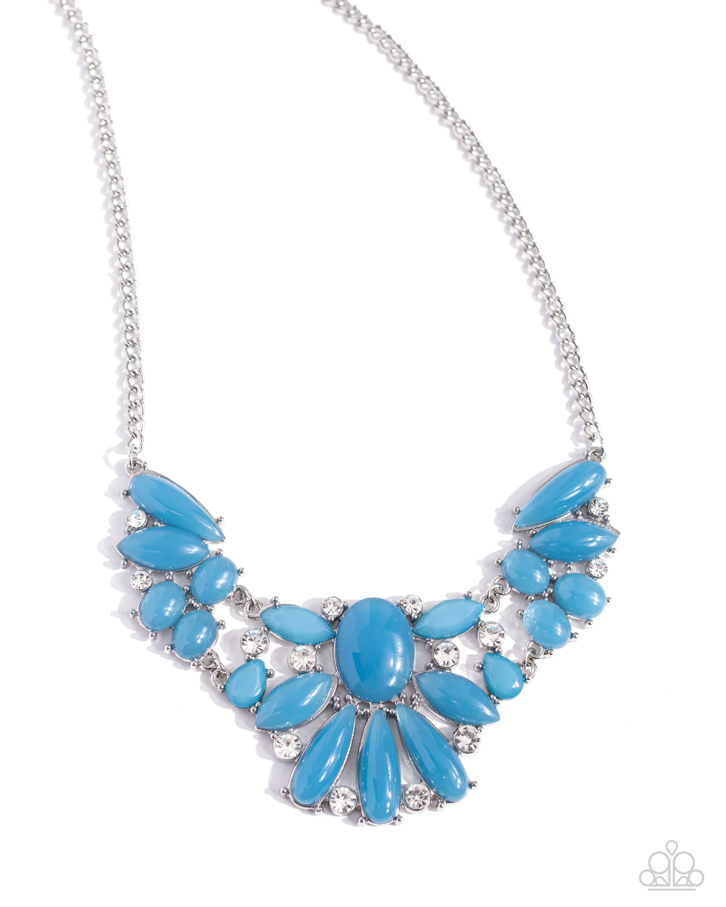 Necklaces Dazzling Diadem - Blue