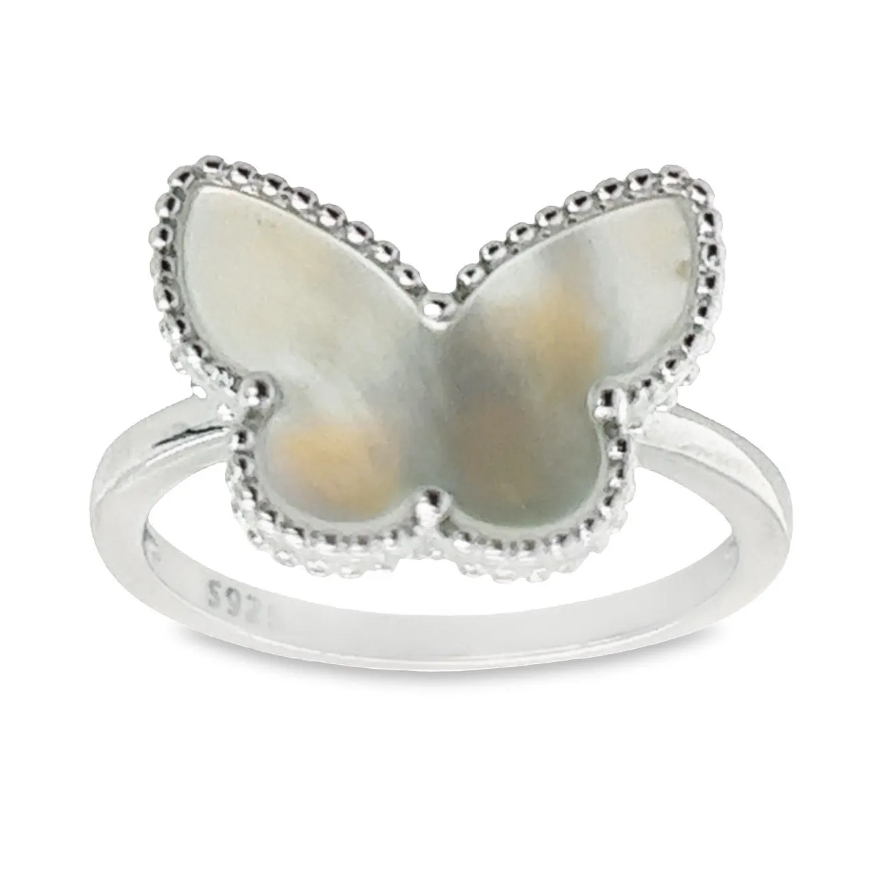 R9050 Pearl Butterfly  Ring