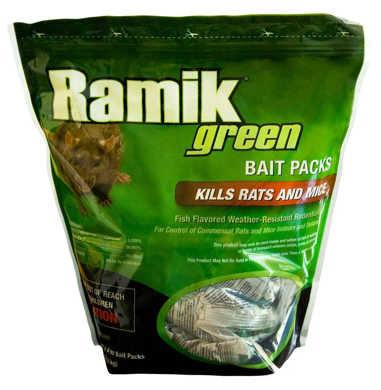 Ramik Green 4 oz Bait Packs