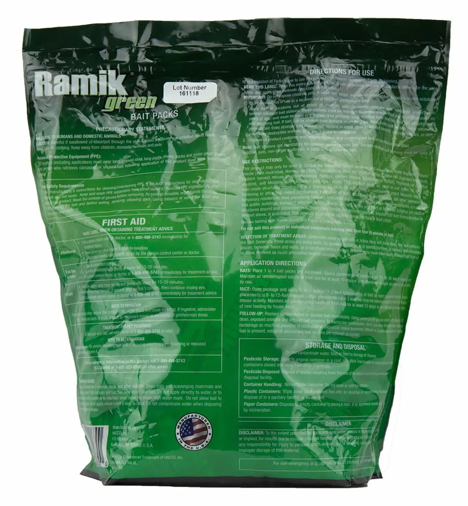 Ramik Green 4 oz Bait Packs