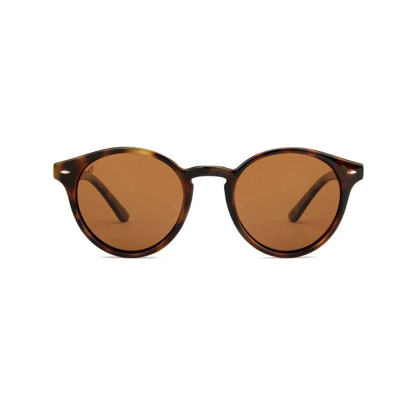 Rim round sunglasses