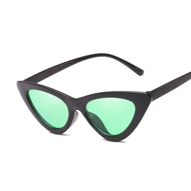 Sexy Ladies Sunglasses, Women Luxury Plastic Cat Eye Outdoor Sunglasses