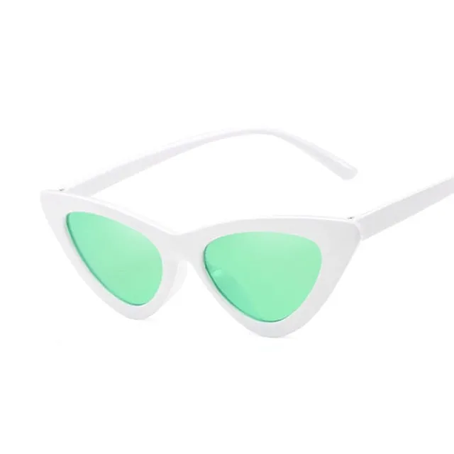 Sexy Ladies Sunglasses, Women Luxury Plastic Cat Eye Outdoor Sunglasses