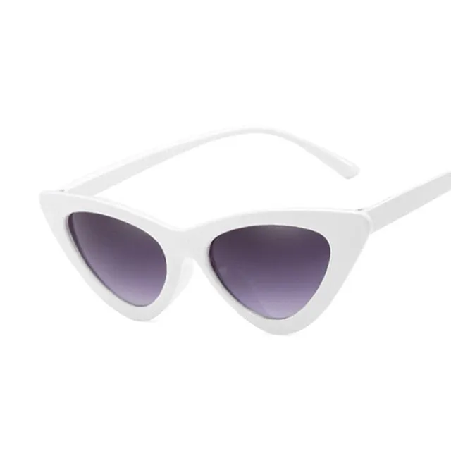 Sexy Ladies Sunglasses, Women Luxury Plastic Cat Eye Outdoor Sunglasses