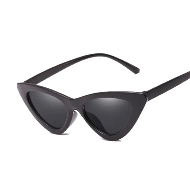 Sexy Ladies Sunglasses, Women Luxury Plastic Cat Eye Outdoor Sunglasses