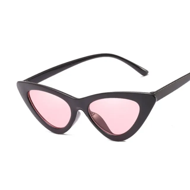 Sexy Ladies Sunglasses, Women Luxury Plastic Cat Eye Outdoor Sunglasses