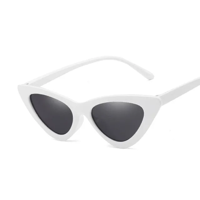 Sexy Ladies Sunglasses, Women Luxury Plastic Cat Eye Outdoor Sunglasses