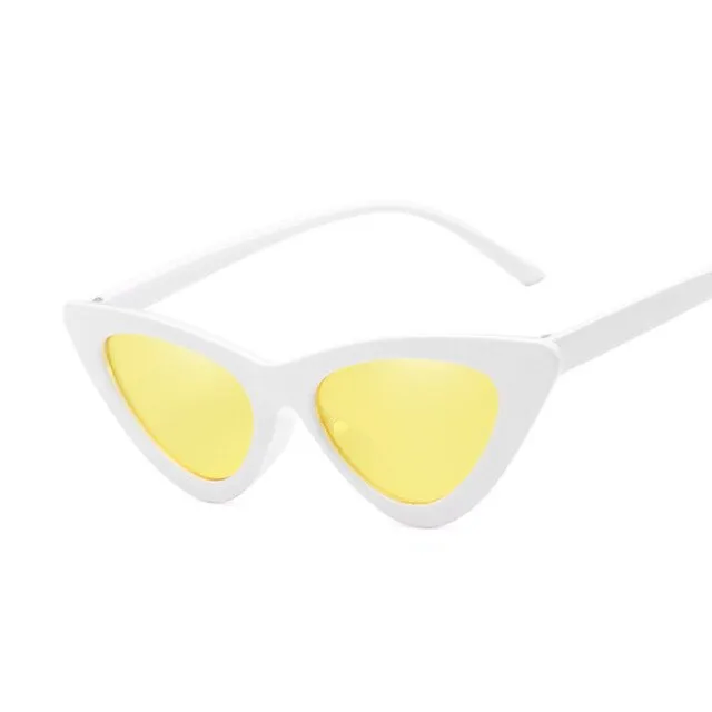 Sexy Ladies Sunglasses, Women Luxury Plastic Cat Eye Outdoor Sunglasses